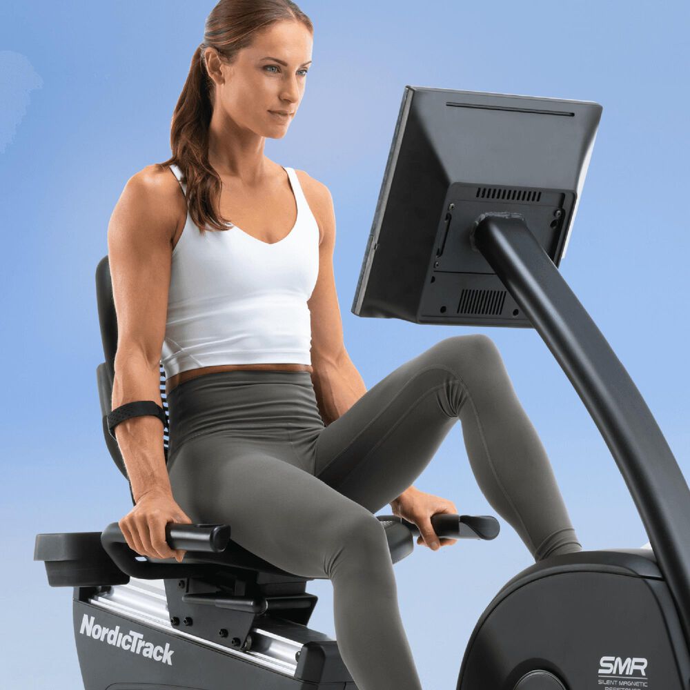 NordicTrack G LE Recumbent Exercise Bike in Black, , large