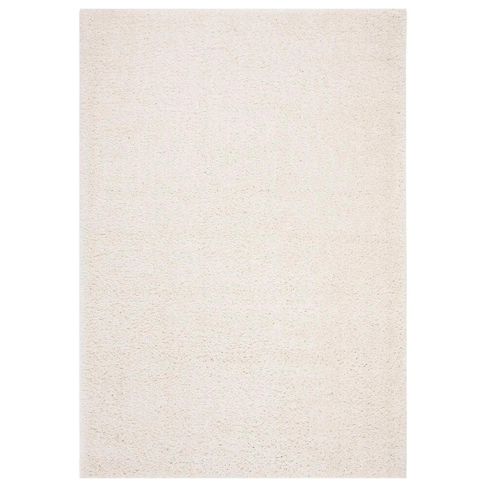 Safavieh August Shag AUG900C 6" x 9" Ivory Area Rug, , large
