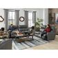 Catnapper Fredda Power Reclining Sofa with Power Headrest in Anthracite, , large