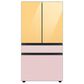 Samsung Bespoke 4-Door French Door Refrigerator Top Panel in Sunrise Yellow Glass, , large