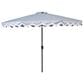 HOMLUX 10" Patio Umbrella with Lights in Gray, , large