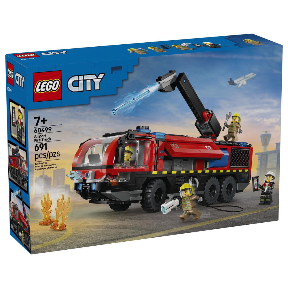 LEGO City Airport Fire Truck Building Set, , large
