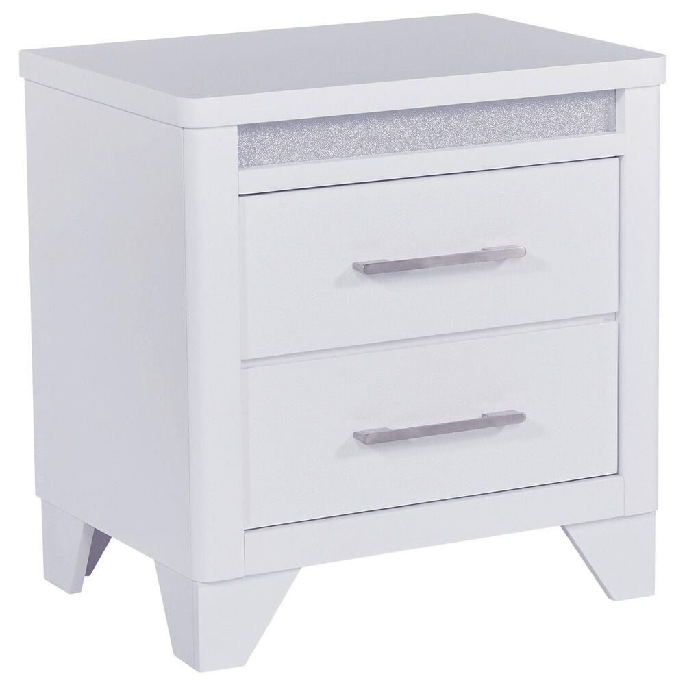 Ashley Jarlee 2-Drawer Nightstand in White, , large