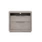 Urban Home Oxford 2 Drawer Nightstand in Gray Mineral, , large