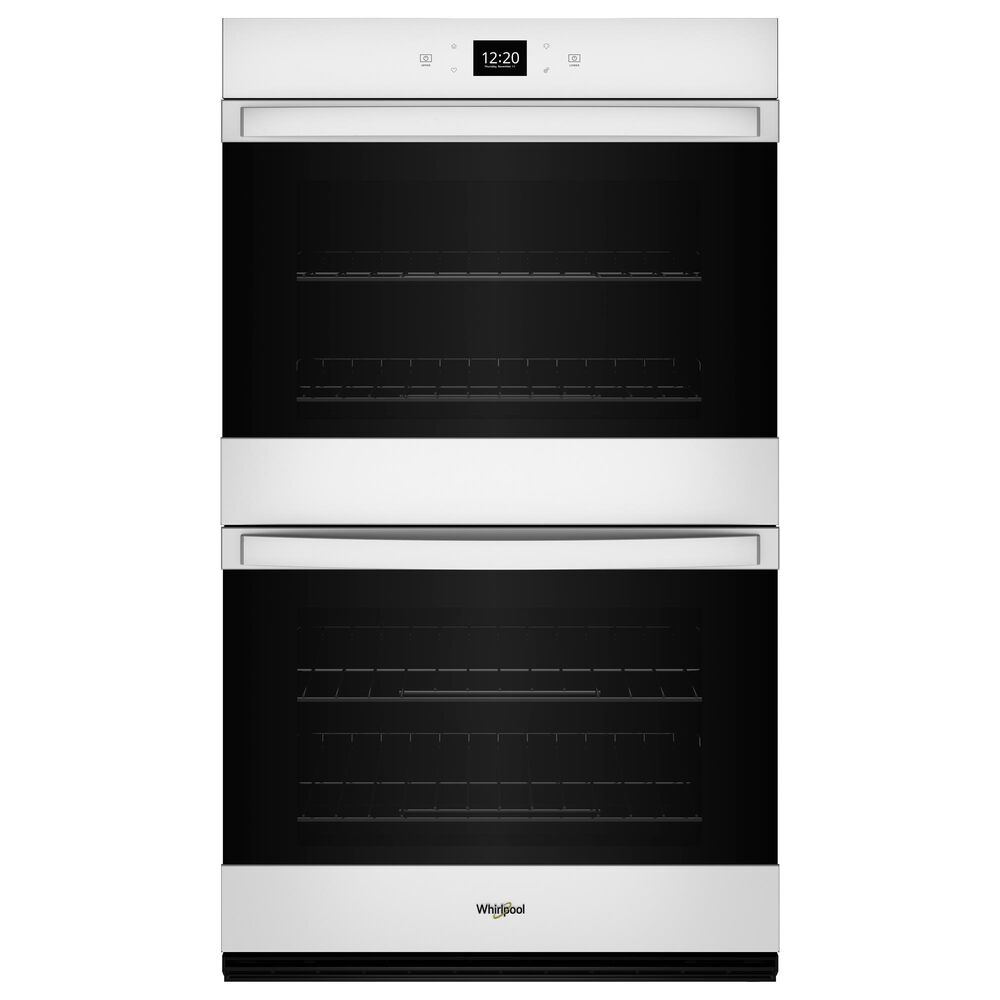 Whirlpool 27" Self-Cleaning Air Fry Single-Fan Smart Double Electric Wall Oven in White, , large