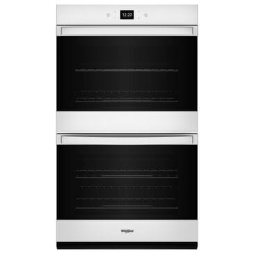 Whirlpool 27" Self-Cleaning Air Fry Single-Fan Smart Double Electric Wall Oven in White, , large
