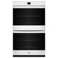 Whirlpool 27" Self-Cleaning Air Fry Single-Fan Smart Double Electric Wall Oven in White, , large