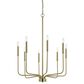 Southern Lighting Liz Chandelier in Shiny Gold, , large
