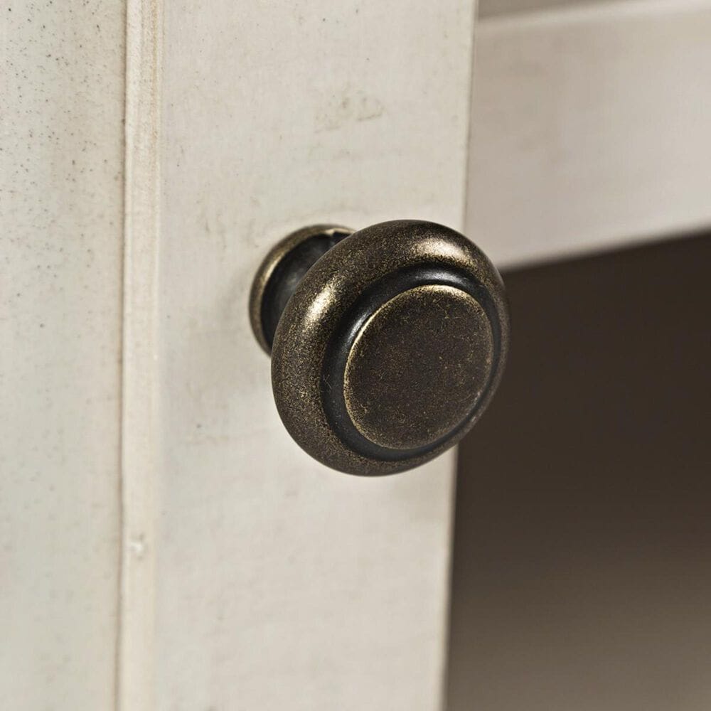 Waltham Madison County End Table in Vintage White, , large