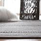 Safavieh Montauk MTK215F 6" x 9" Grey and Ivory Area Rug, , large