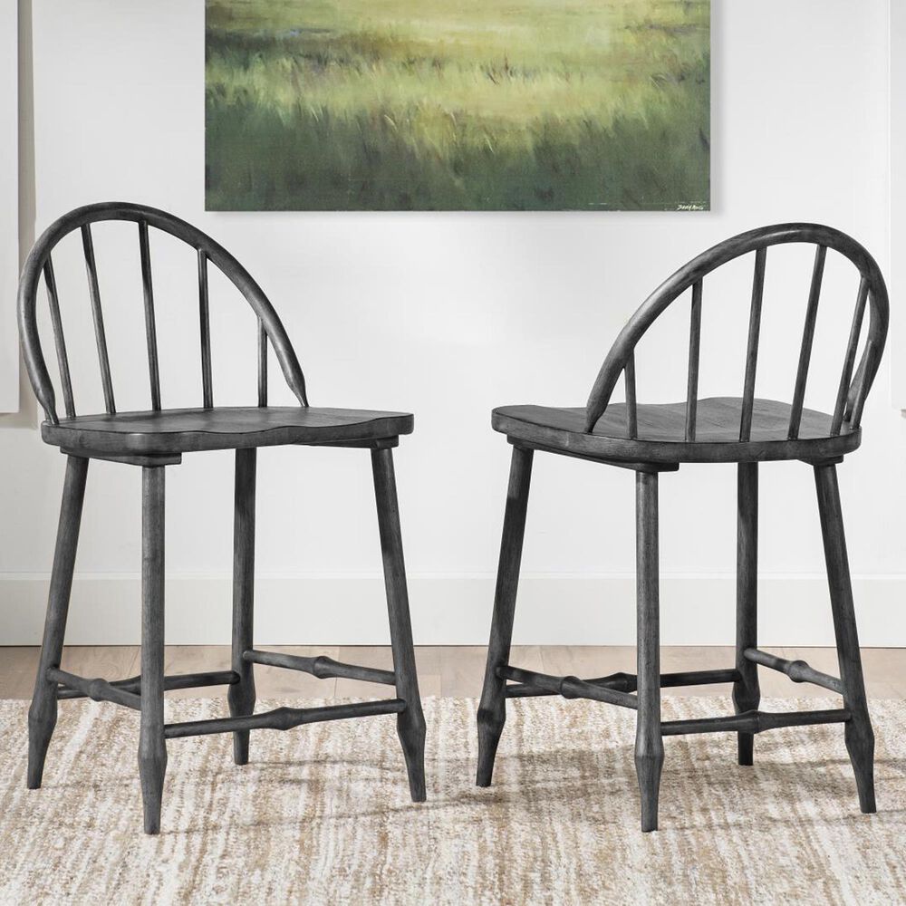 Legacy Classic Furn Direct Shp Vintage Market Counter Height Dining Stool in Kettle Black, , large