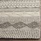Safavieh Natura Transitional 11" x 15" Grey and Ivory Area Rug, , large