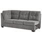 Ashley 5-Piece Living Room Set in Gray, , large
