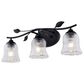 Vaxcel Fairwood 3-Light Bathroom Vanity in Matte Black, , large