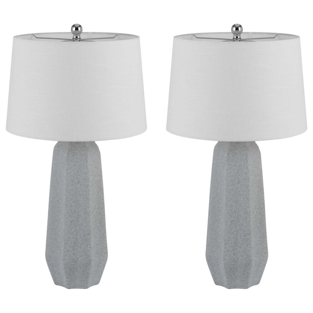 Cal Lighting Drayton Table Lamp in Stone Grey &#40;Set of 2&#41;, , large