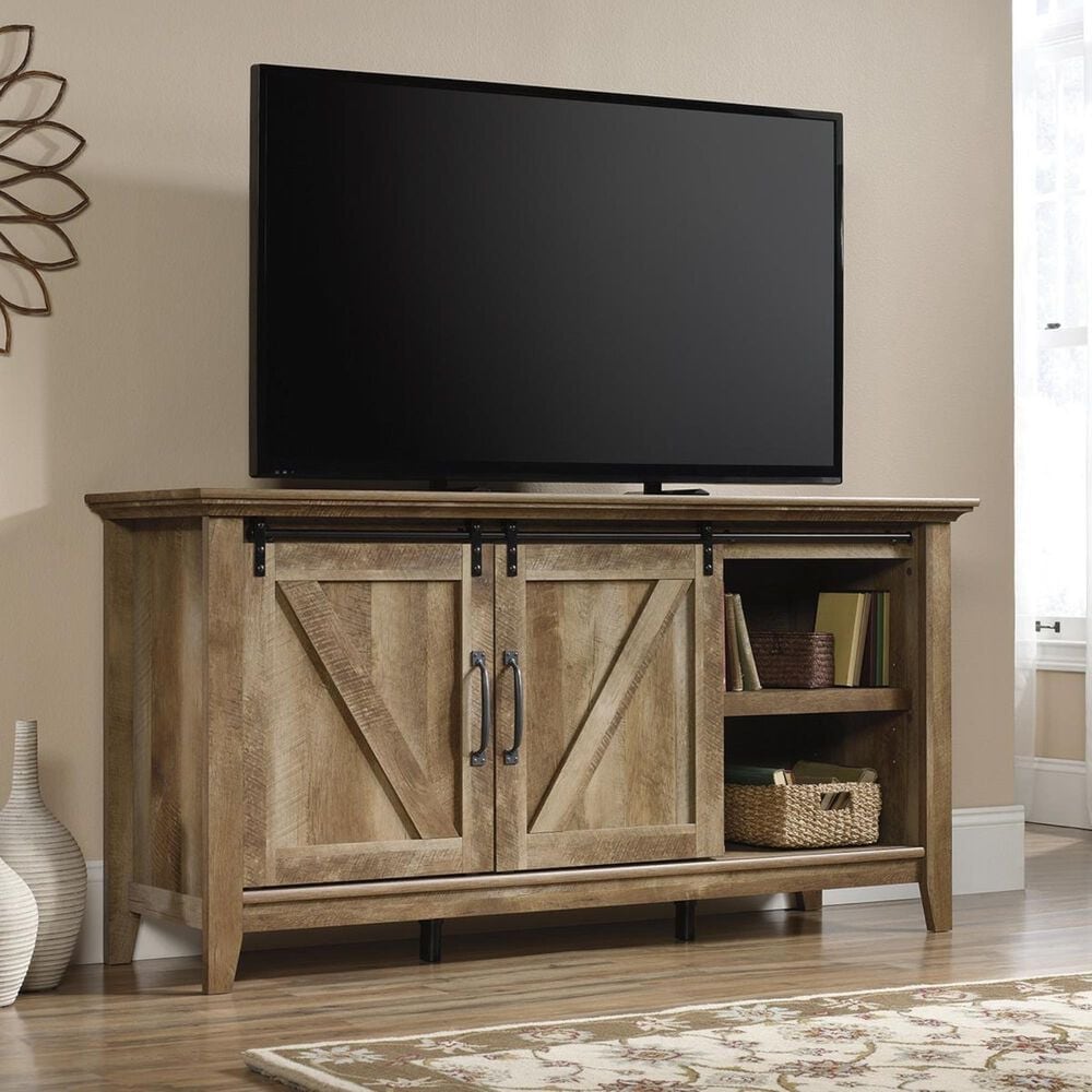 Sauder Dakota Pass 66&quot; Credenza in Craftsman Oak, , large