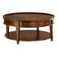 Hammary Round Coffee Table in Rich Mahogany, , large