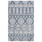 Safavieh Micro-Loop MLP607M 5" x 8" Blue and Ivory Area Rug, , large