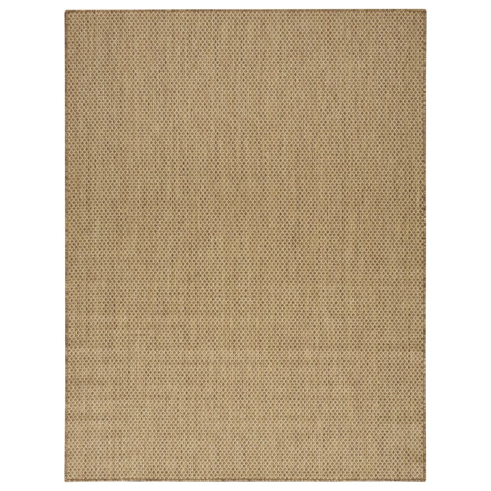 Nourison Courtyard Jute 9" x 12" Indoor/Outdoor Area Rug, , large