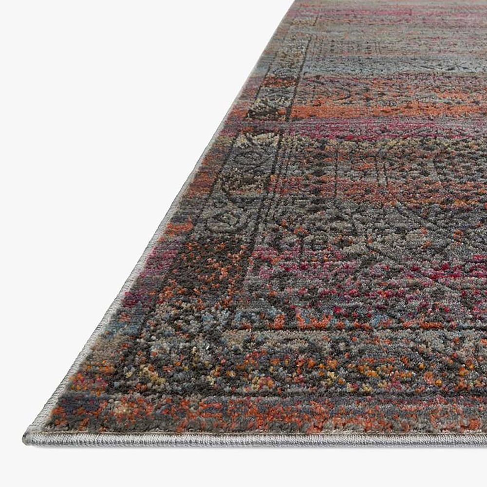 Loloi Javari JV-02 12&#39; x 15&#39; Charcoal and Sunset Area Rug, , large