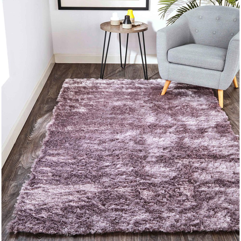 Feizy Indochine 4&#39;9&quot; x 7&#39;6&quot; Smoky and Amethyst Area Rug, , large