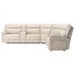 Ashley Double Deal 7-Piece Power Symmetrical Reclining Sectional with 2 Consoles in Almond, , large