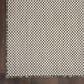 Nourison Courtyard Ivory and Charcoal 5" Square Indoor/Outdoor Area Rug, , large