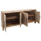 Shell Island Furniture Augustine 4 Door Credenza in Brown, , large