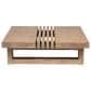 Armen Living Vivid Patio Coffee Table in Brown, , large