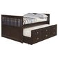 Forest Grove Twin Bed with Trundle in Dark Cappuccino, , large
