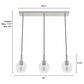 Hunter Maple Park 3-Light Cluster in Brushed Nickel, , large