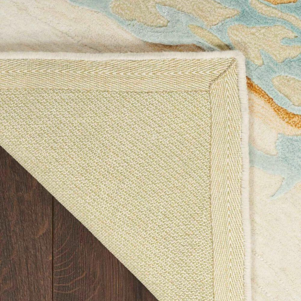 Nourison Prismatic 3&#39;9&quot; x 5&#39;9&quot; Sand and Blue Area Rug, , large