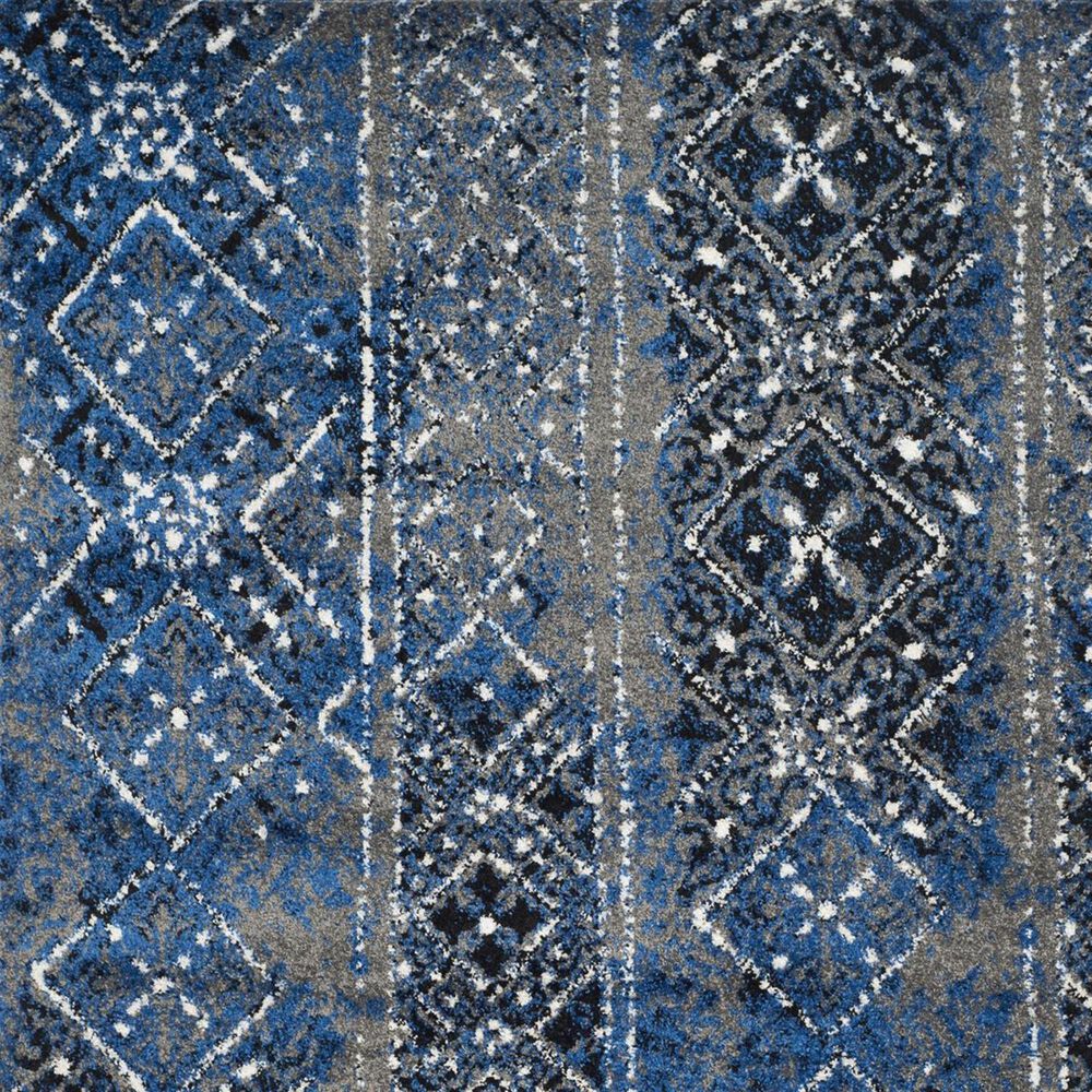 Safavieh Adirondack ADR111G-6R 6&#39; x 6&#39;  Silver/Multi Round Rug, , large