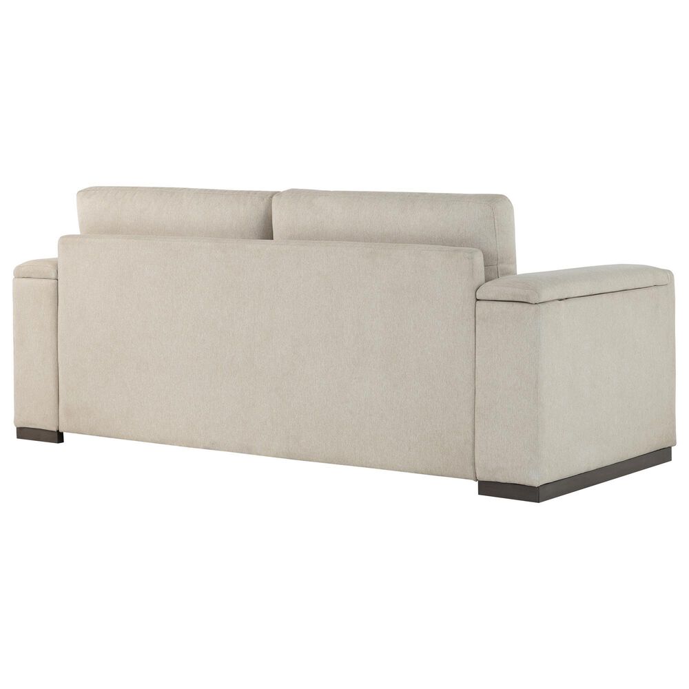 Lifestyle Solutions Riles Stationary Storage Sofa in Beige, , large