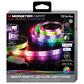 Jem Accessories Smart Sound Reactive Multicolor Flow Effect LED Light Strip in White, , large