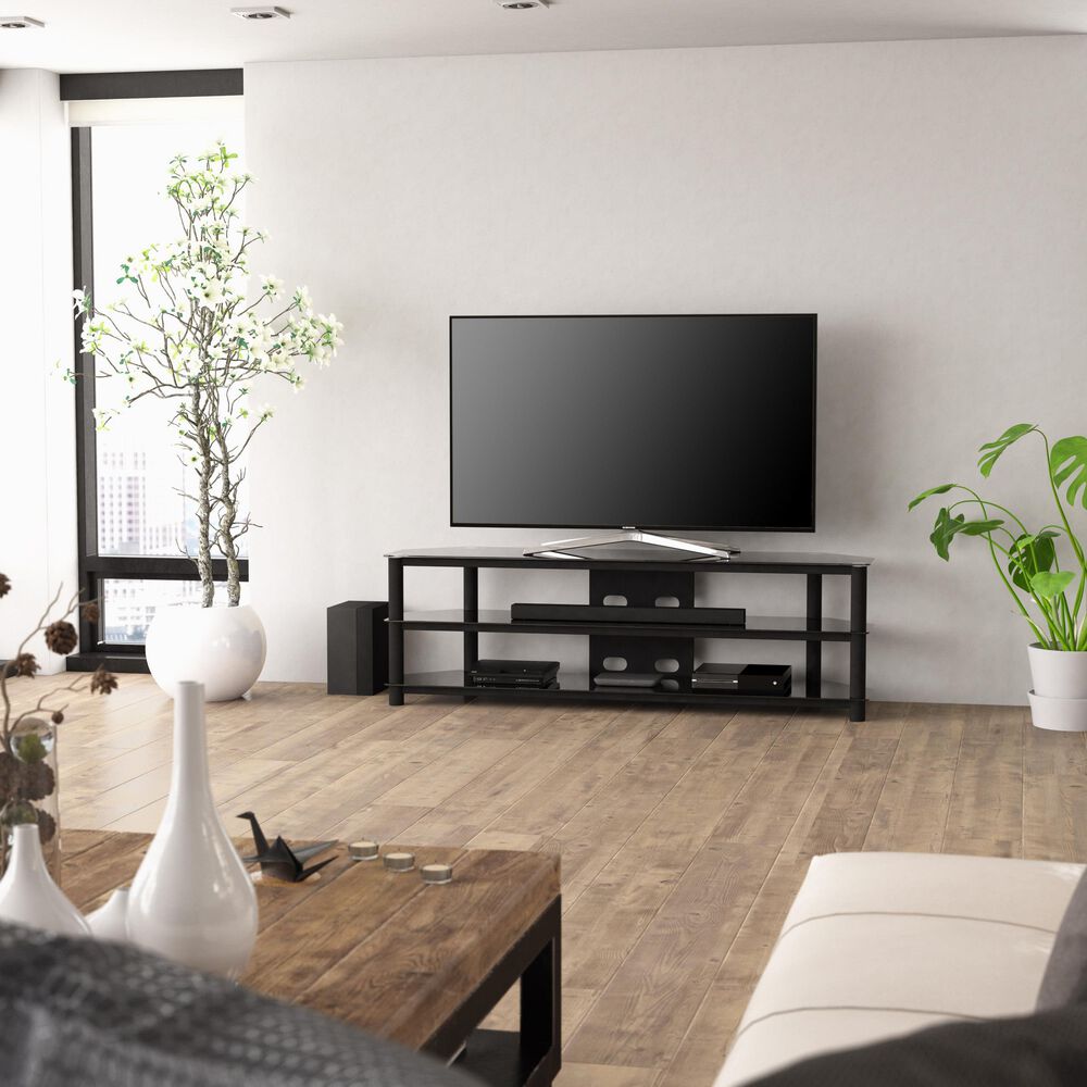 CorLiving Travers 70&quot; TV Console in Black, , large