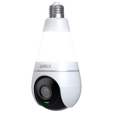 Lorex 2K Wi-Fi Smart Lightbulb Camera in White, , large