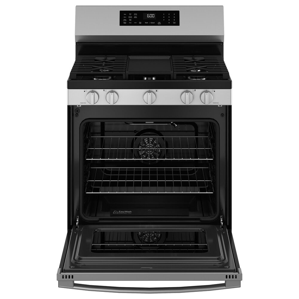 GE Appliances 30&quot; Free-Standing Gas Convection Range with No Preheat Air Fry in Stainless Steel, , large