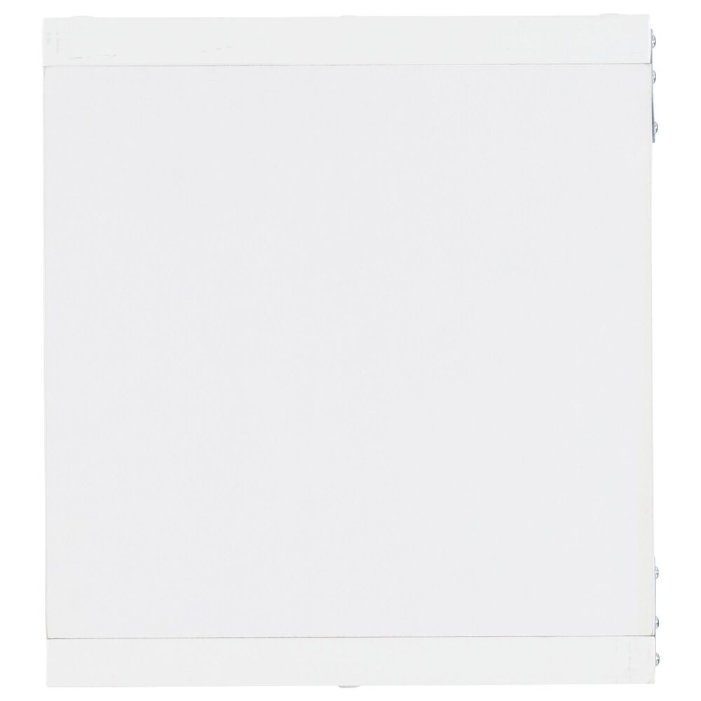 Linon Home Decor Galli 2-Shelf Bookcase in White, , large