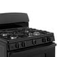GE Appliances 30" Freestanding Front Control Gas Range in Black, , large