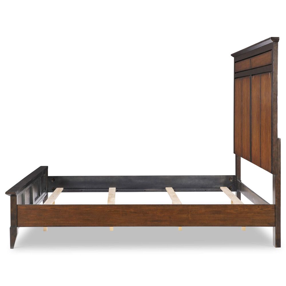 Legacy Classic Fenmore 3-Piece Queen Panel Bedroom Set in Mocha and Distressed Cherry, , large