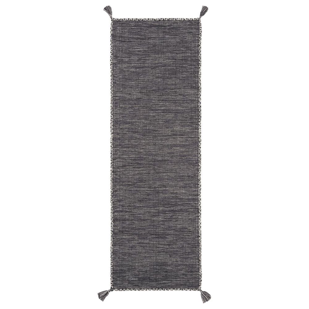 Safavieh Montauk 2"3" x 7" Grey and Black Runner, , large