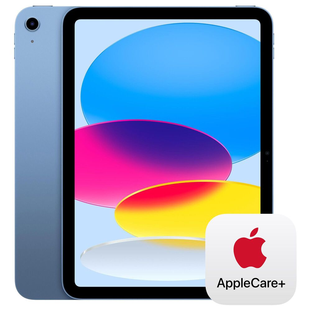 Apple 11-Inch iPad A16 chip with Wi-Fi only - 256GB in Blue with 2-Year AppleCare+, , large