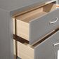 New Heritage Design Huxley 5-Drawer Chest in Gray, , large