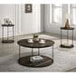 Furniture of America Linke 3-Piece Table Set in Dark Brown and Black, , large