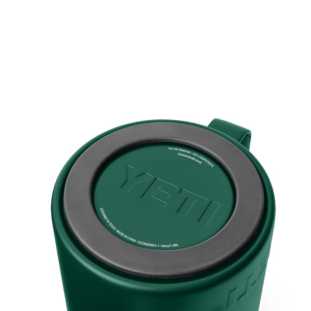 YETI Rambler 64 Oz French Press with Twist-To-Lock Lid in Black Forest Green, , large