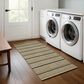 Dalyn Rug Company Soft Essentials Striped Honey 2"3" x 7"6" Indoor/Outdoor Runner, , large