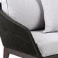 Blue River Athos Club Chair in Dark Eucalyptus and Charcoal, , large