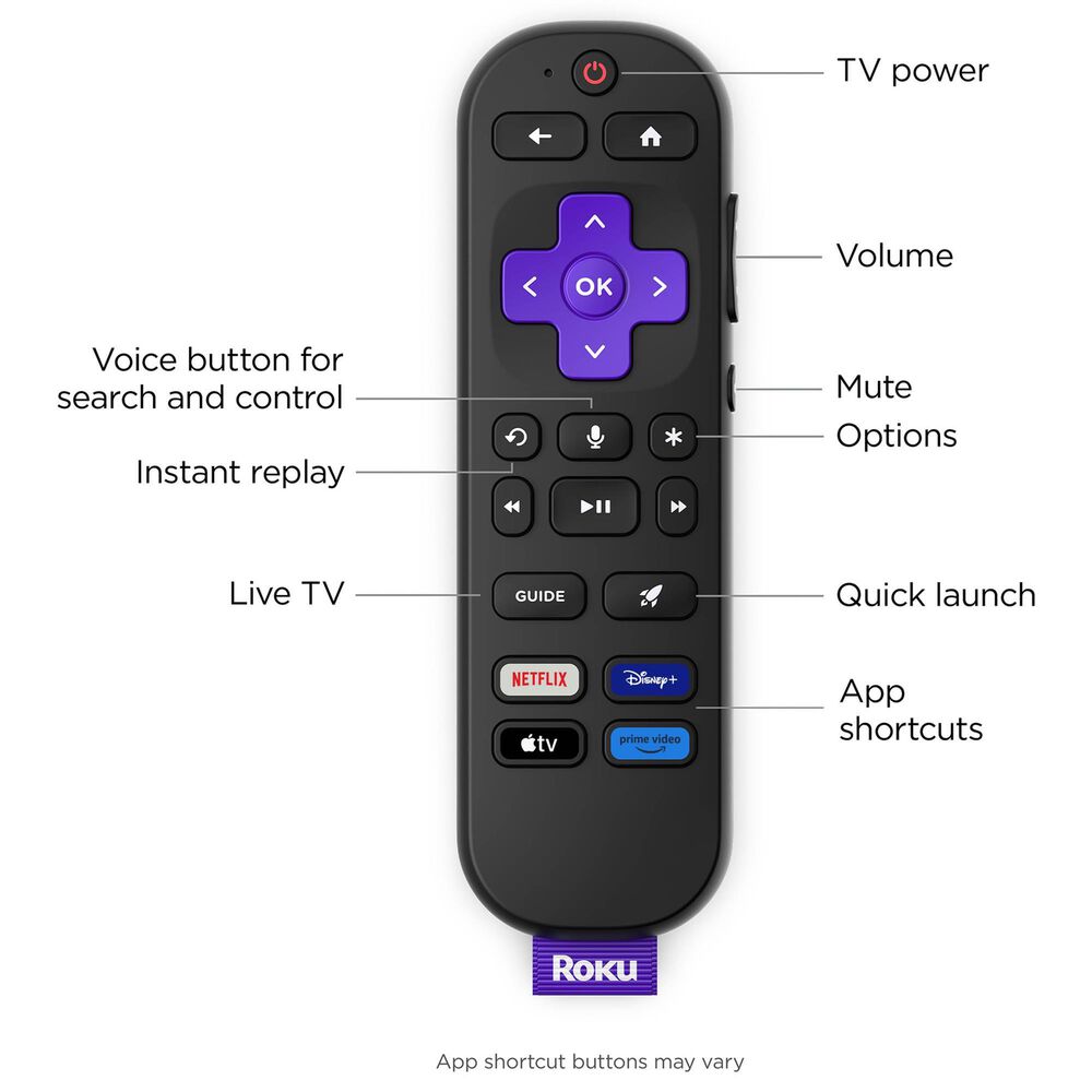 Roku 50" Class Select Series 4K QLED in Black - Smart TV, , large