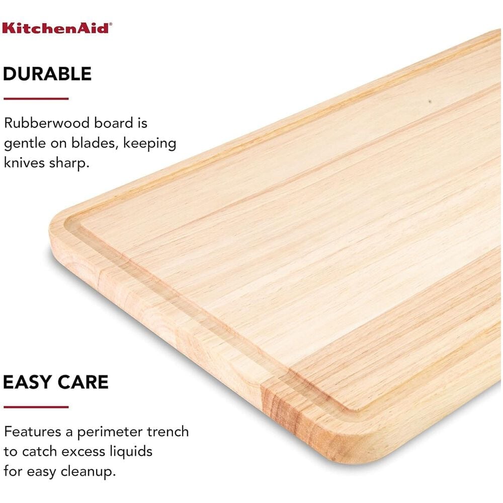 KitchenAid Classic 12&quot; x 18&quot; Cutting Board in Natural, , large